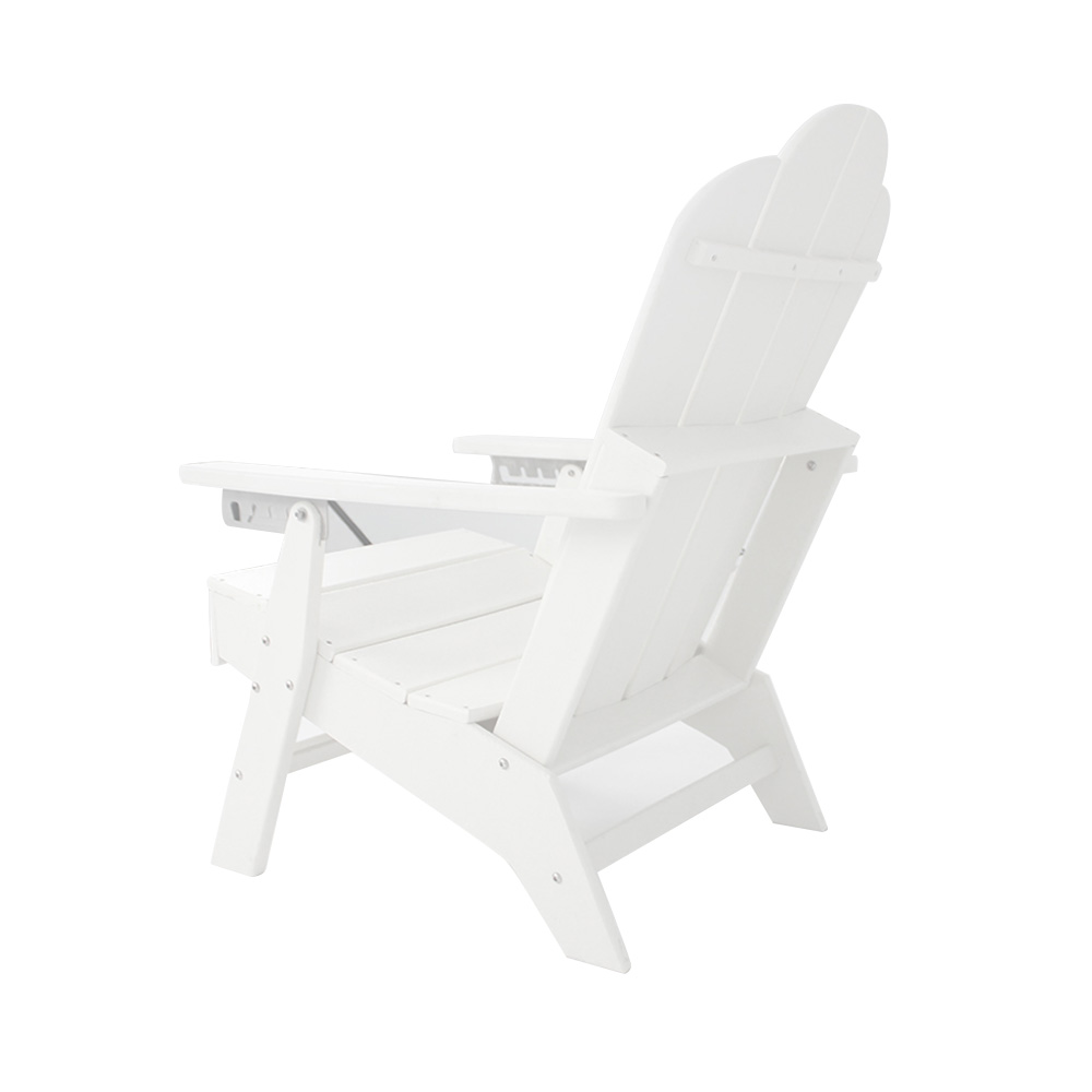 ADM006 Praia Lazer HDPE Adirondack Cadeira-Reclinável Ao Ar Livre Assento Extraível