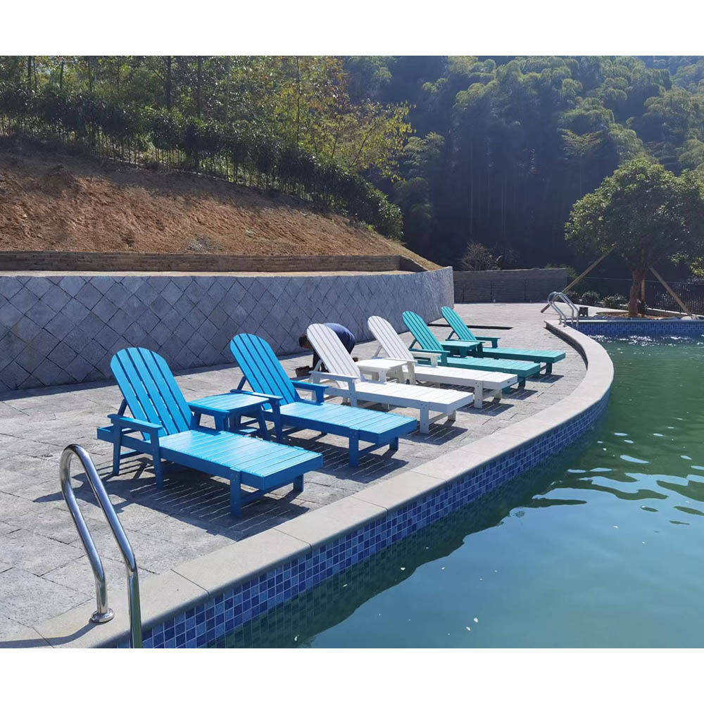 Conjuntos CLS301 Pátio Jardim Deck Piscina Gramado Espreguiçadeira HDPE