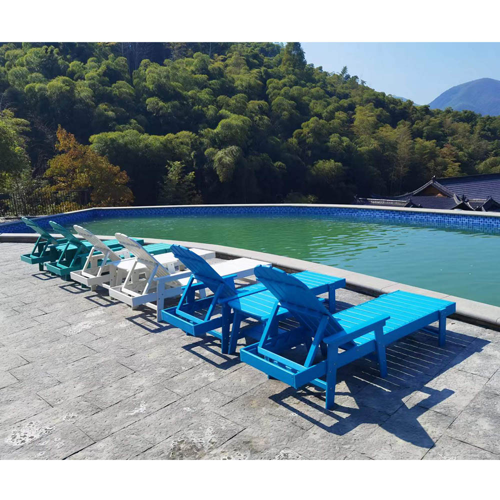 Conjuntos CLS301 Pátio Jardim Deck Piscina Gramado Espreguiçadeira HDPE